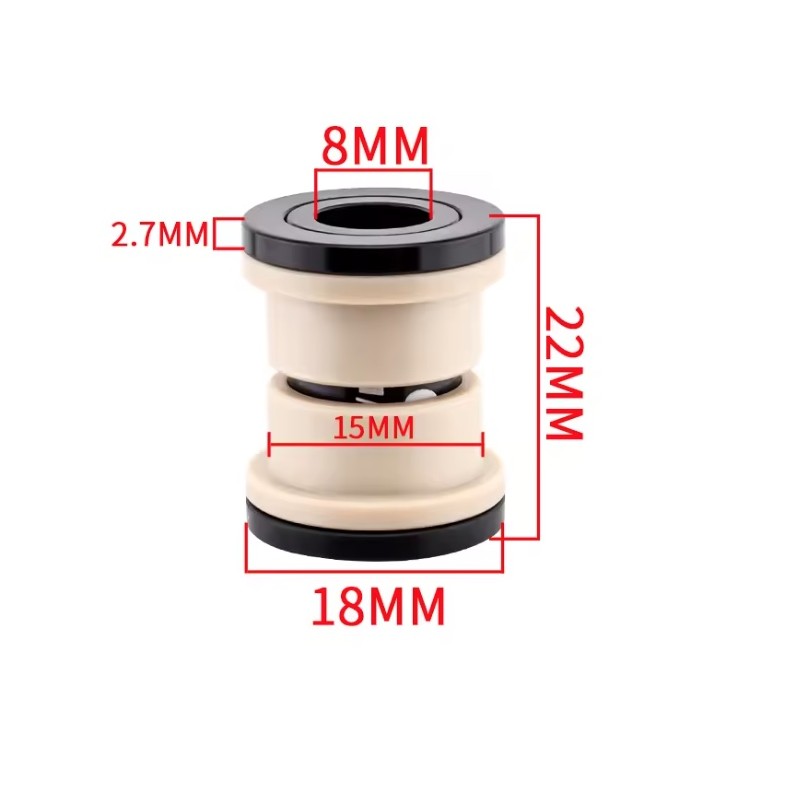 Amortisaatori puksid ID 8mm - OD 12mm - 22 24 32 44 50 52 54 68 mm KROXNE - 1  