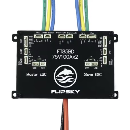 Flipsky FT85bd ESC-ohjain alumiinikotelolla sähkörullalaudalle, polkupyörälle, skootterille tai moottoripyörälle KROXNE - 1  