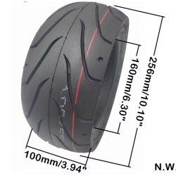 100/55-6.5 tubeless tire for Kaabo Wolf Warrior, Nami Burn-e, Dualtron Thunder 2 and Ultra  - 10 
Suitable for Kaabo Wolf Warrio