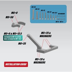 Rulevoi dempfer dlya Ausom DT2 Pro, L2, L2 Max, Kugoo F3 Plus ili podobnogo  - 8 
Sovmestimost: dlya Ausom DT2 Pro, L2, L2 Max, 