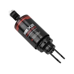 Arhiko pisw amortizator Segway MAX G3, antikeimeno ilektriko skuter, dynati kai asfalis anapsiksi.  - 1 Symvathótita: gia montél