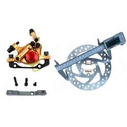 Kit completo de frenos xTech de color oro para Xiaomi M365, 1S, Essential, Pro2 o M365 Pro ZOOM xTech - 1 Kit completo de frenos