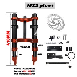 Suspension avant Monorim MZ3 Plus Dual Air pour Segway ZT3 confort et stabilite  - 10  