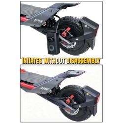 Ammortizzatore ad aria Monorim MZR3 Pro per monopattino Segway ZT3 145mm e 165mm  - 4  