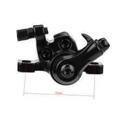 Zavorni komplet elektricni skiro HX X7 X8 pletenica kolut celjust in ploscice  - 2  