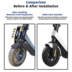 Suspension avant Monorim MN2 pour KQi2 Pro, confort et stabilite  - 6 Ameliore le confort, le controle et la stabilite. Suspensi