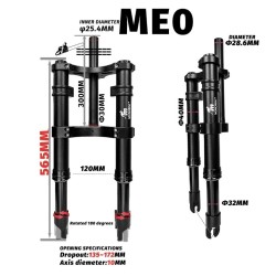 Predno okachvane Monorim ME0 Coil spring version 565mm x 165mm  - 1 
Suvmestimost: ME0 Coil Spring 565mm x 165mm za suvmestimi z