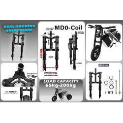 Przednie zawieszenie Monorim MD0 Coil Spring 490mm x 165mm  - 16 
Kompatybilnosc: Monorim MD0 Coil Spring 490mm x 165mm do kompa