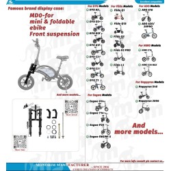 Priekine pakaba Monorim MD0-FiidoQ  - 1 
Suderinamumas: priekine pakaba Monorim MD0-FiidoQ skirta Fiido Q (Q1/Q1S) ir suderinami