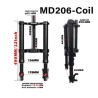 Sospensione anteriore Monorim MD206 Coil Spring version 490mm x 206mm  - 2 
Compatibilita: sospensione anteriore Monorim MD206 C