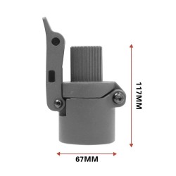 Pieza de plegado para Segway Ninebot MAX G30, repuestos, tornillo y palanca  - 27  