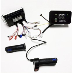 Kit controlador motor sin escobillas onda sinusoidal 48V 84V 50A 3000W con acelerador y pantalla  - 2 Lista de productos

Contro