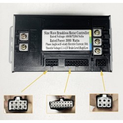 Kit controlador motor sin escobillas onda sinusoidal 48V 84V 50A 3000W con acelerador y pantalla  - 14 Lista de productos

Contr