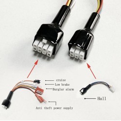 Sinusoidalou kyma brushless motor controller kit 48V 84V 50A 3000W me gkazi kai othoni  - 16 Lista proionton

Kontroler 50A + 1 