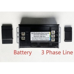 Sinusoidalnyi brushless motor kontroller kit 48V 84V 50A 3000W s ruchek gaz i displeem  - 18 Spisok produktov

Kontroller 50A + 