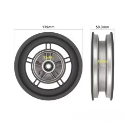 Roda dianteira para scooters elétricas Xiaomi 5 Max, 5 Pro, Elite e 5. Xiaomi - 11  