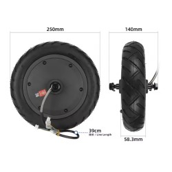 Motor za trotinetka Xiaomi 5 savmestim, rezervna chast s visok moment  - 1 Yasna savmestimost: za Xiaomi 5 i podobni modeli.Sigu