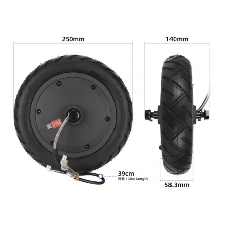 Xiaomi 5 roller motor kompatibilis, nagy nyomatékkal, cserealkatrész  - 1 Egyszerű kompatibilitás: Xiaomi 5 rollerhez és hasonló