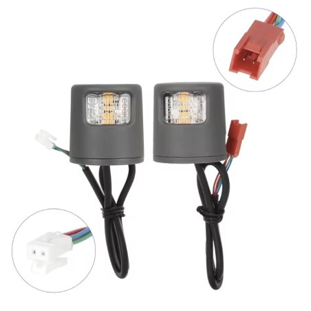 LED smerniki za skiro Xiaomi 5/5 Pro/5 Plus/5 Max ali podoben - komplet signalizacije za varnost  - 1 
Jasna zdruzljivost: za sk