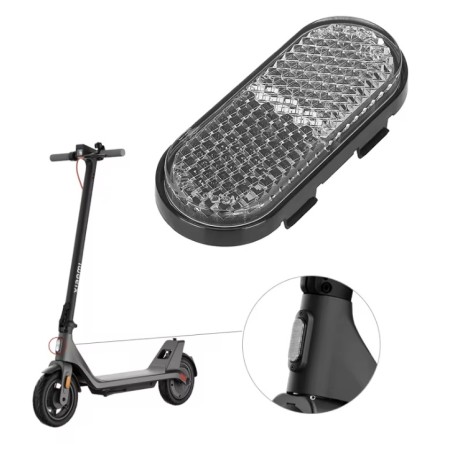 Framreflex / katadiopter for Xiaomi 4 Lite 2nd Gen elscooter  - 1 Exakt kompatibilitet: for Xiaomi 4 Lite 2nd Gen elscooter.Okad