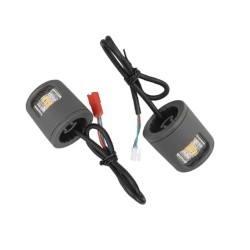 LED flashing lights for Xiaomi 4 Lite 2nd gen scooter or similar - signaling and safety kit  - 2  