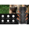 85/65-6.5 off-road tire for Navee N65, Kugoo G-Booster / G2 Pro or similar electric scooter  - 7 
85/65-6.5 size suitable for Na