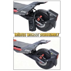 Vozdushnyy amortizator Monorim MZR3 Pro dlya elektrosamokata Segway ZT3 145mm i 165mm  - 6  