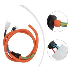 Kabel motoru 1000W nebo vyšší výkon s 5 Hall senzory - silný kabel vysoké kvality  - 1 
Vhodný pro elektromotory 1000W nebo vyšš