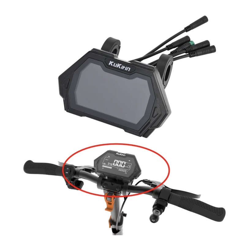 Dashboard-display för elsparkcykel Kukirin G2 Pro / G2 Max TFM13-FEIMI och TMF13-FEIMI-4  - 1 Passar Kukirin G2 Pro och G2 Max e