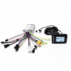 Controlador de motor sin escobillas para bicicleta eléctrica de 24V 36V 48V, 250W-350W-500W 25A con pantalla LCD UART  - 1  