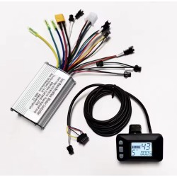 Controlador de motor sin escobillas para bicicleta eléctrica de 24V 36V 48V, 250W-350W-500W 25A con pantalla LCD UART  - 2  