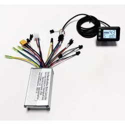 Controlador de motor sin escobillas para bicicleta eléctrica de 24V 36V 48V, 250W-350W-500W 25A con pantalla LCD UART  - 3  