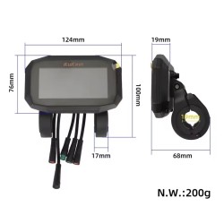 Dashboard display til Kukirin G2 Max el-løbehjul  - 7 Kompatibelt med Kukirin G2 Max el-løbehjul, kontroller altid version og st