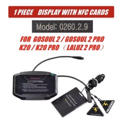Display voor e-step AUSOM K20, K20 PRO, GOSOUL 2, GOSOUL 2 PRO, LALUZ 2 PRO of vergelijkbaar - model 0260.2.9  - 1 Geschikt voor