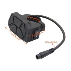 7-in-1 power, light, turn signal and mode switch for iScooter iX3, iX4, iX7 Pro, Smartgyro, Urban Glide or similar  - 1 Compatib