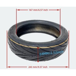 Neumático sin Cámara 10x2.125 55/80-6.6 para Navee V25i Pro, V40i Pro, V50i Pro, Odys Alpha X5 o similar  - 3  