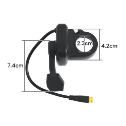Thumb throttle trigger for iScooter iX3, iX4 / Urban Glide E-CROSS ONE Pro 2 or similar  - 4 Suitable for iScooter iX3, iX4 and 