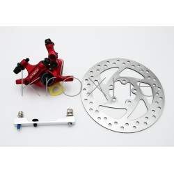 Complete rode xTech remklauwremset voor Xiaomi M365, 1S, Pro2 of M365 Pro ZOOM xTech - 2 Zoom Xtech HB100 rode reminstallatieset