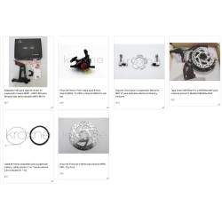 Pakéto kit pédisis MXR1-MD V1 gia MXR1 Monorim - 1 Βελτιώστε το σύστημα πέδησής σας προσθέτοντας ένα δισκόφρενο στον κινητήρα Ni