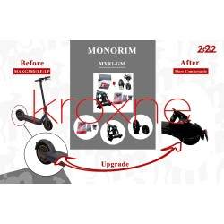 Zadné odpruženie Monorim MXR1-GM s držiakom na ŠPZ a výsuvným blatníkom pre Ninebot Max Monorim - 24  






Zadné odpruženie Mo
