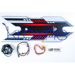 Monorim-Deck ALD WDL / Basis für Elektroroller mit LED-Leuchten und linken / rechten Blinkern Monorim - 1 Basis mit LED-Leuchten