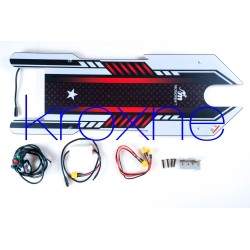 Monorim dekk ALD WDL / base for elektriske scootere med led lys og venstre/høyre blinklys Monorim - 8 Sokkel med led lys og vens