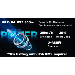 Dual Monorim D32 350w komplet za Xiaomi električne skutere ili slično. Monorim - 1 Dual Monorim D32 350w komplet za Xiaomi elekt