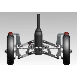 Monorim X3 lengéscsillapító készlet két első kerékkel a Ninebot Max sorozat összes modelljéhez vagy hasonló robogóhoz Monorim - 