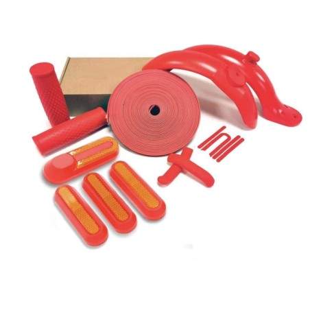 Kit de carenagem com cor personalizada - para-lamas mais extras - padrão e design de lanterna traseira grande  - 2 Kit de carena