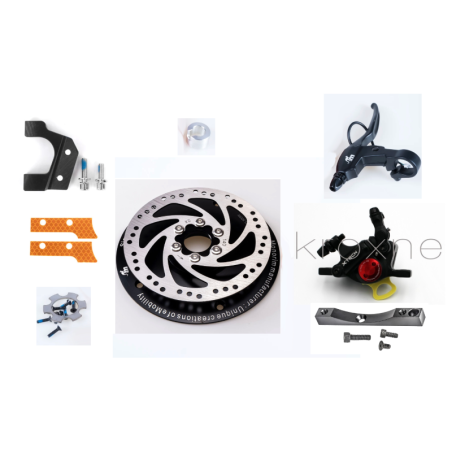 Kit de frână pe disc Monorim MD-MXR1 Pro pentru motor de 350 W/500 W pe scuter Ninebot Max G30 sau similar Monorim - 10 
Instala
