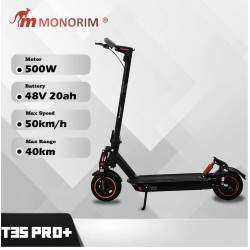 Monorim T3SPRO + 48V högpresterande elektrisk skoter - 500W motor - 14.4ah batteri Monorim - 1 Monorim T3SPRO + High Performance