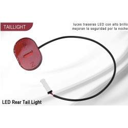 Luce posteriore per Xiaomi Scooter 4 (Mi4), Xiaomi 4 Pro o simili. Xiaomi - 5 Luce posteriore per Xiaomi Scooter 4 (Mi4), Xiaomi