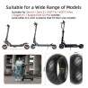 Solid Tire for Zero 8, Zero 9, Vsett 8, Vsett 9, Kugoo X1, Kirin G2 Pro 8.5x3 Electric Scooter Kukirin - 2 Solid Tire for Zero 8