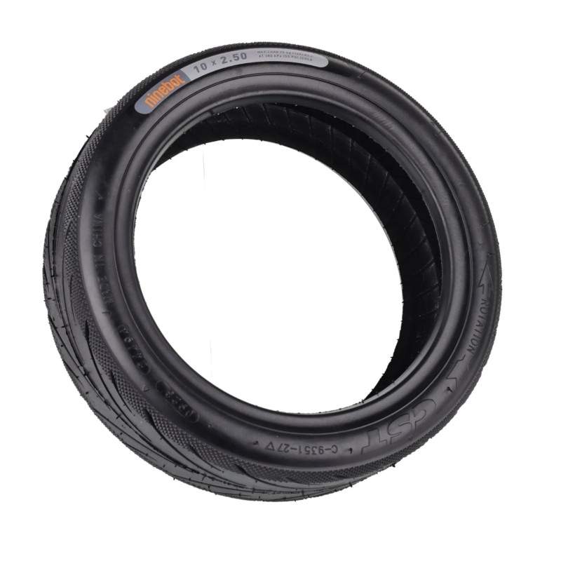 Brostinó kai píso elastikó gia Segway F2, F2 Plus, F2 Pro í parómoia - 10x2,5 íntses Segway - Ninebot - 2 Brostinó kai píso elas